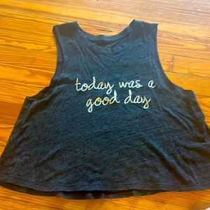 Spiritual Gangster top L “today was a good day”